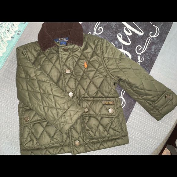 polo quilted car coat